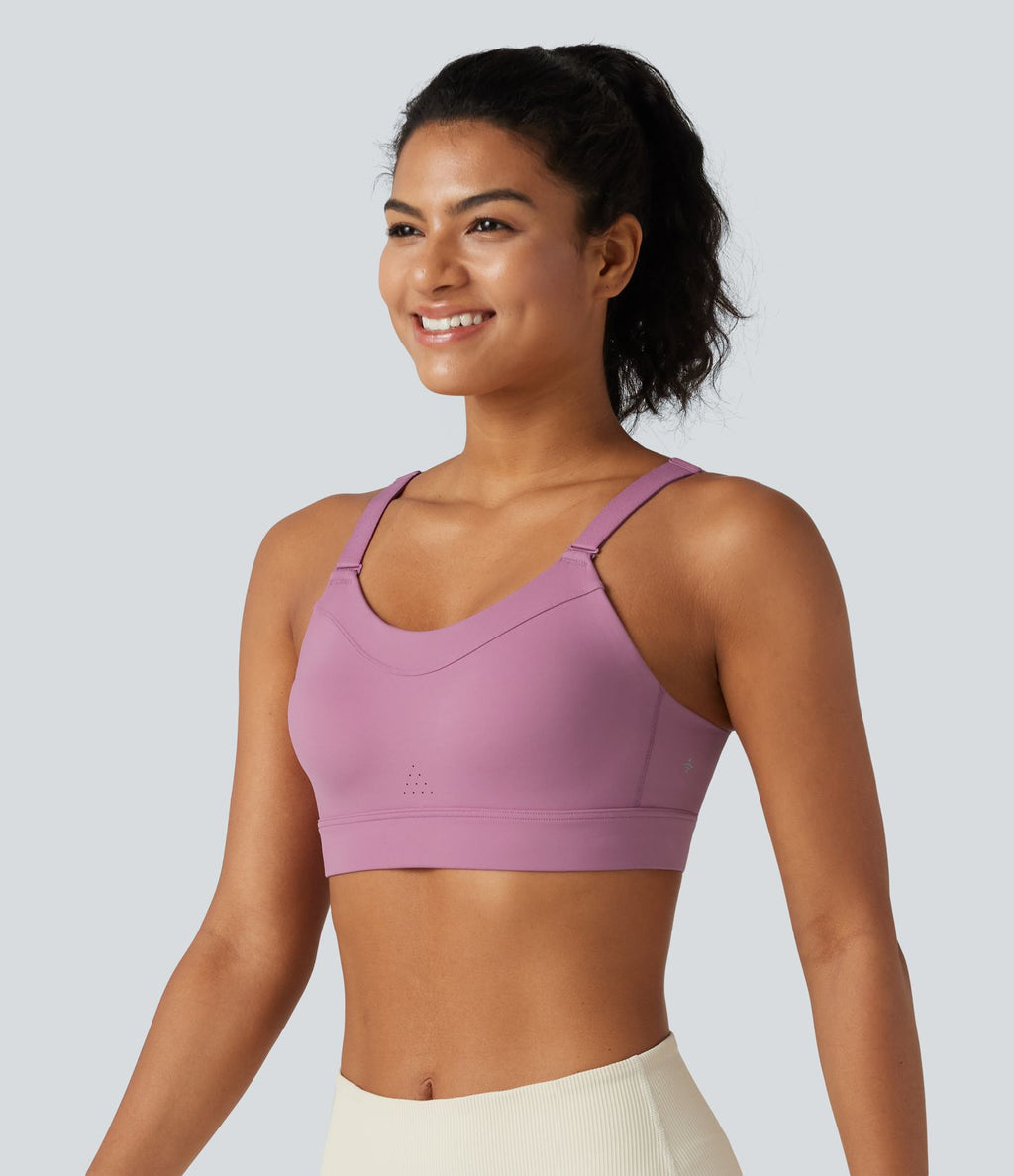 Brassière de sport d'entraînement maintien moyen avec bonnet spacer moulé