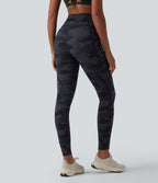 Legging de running Halara UltraSculpt™ gainant taille haute imprimé camouflage avec poches
