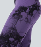 Legging yoga taille haute tie-dye sans couture OneForm Seamless Flow