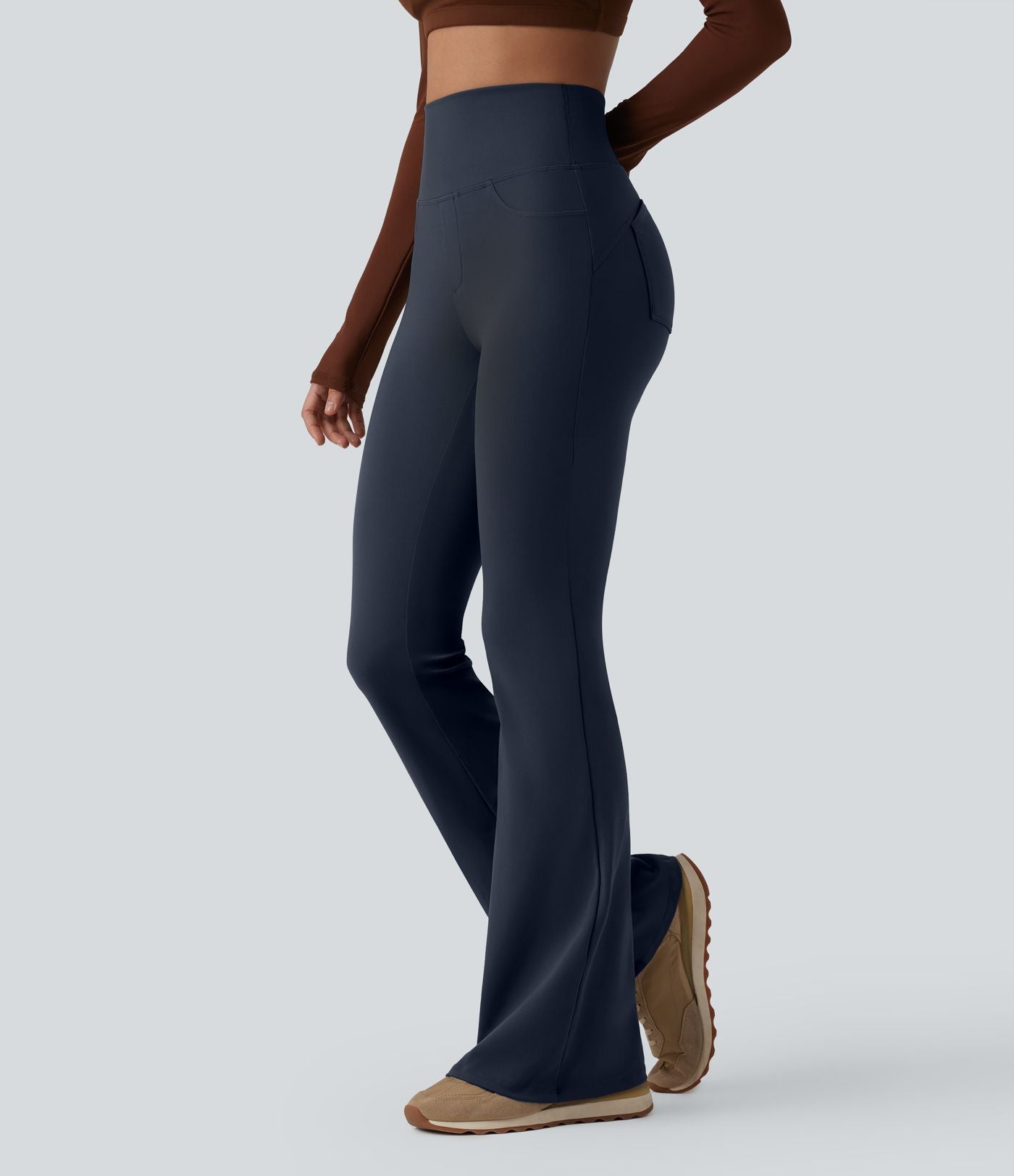 Legging de yoga bootcut DayStretch gainant taille haute avec poches