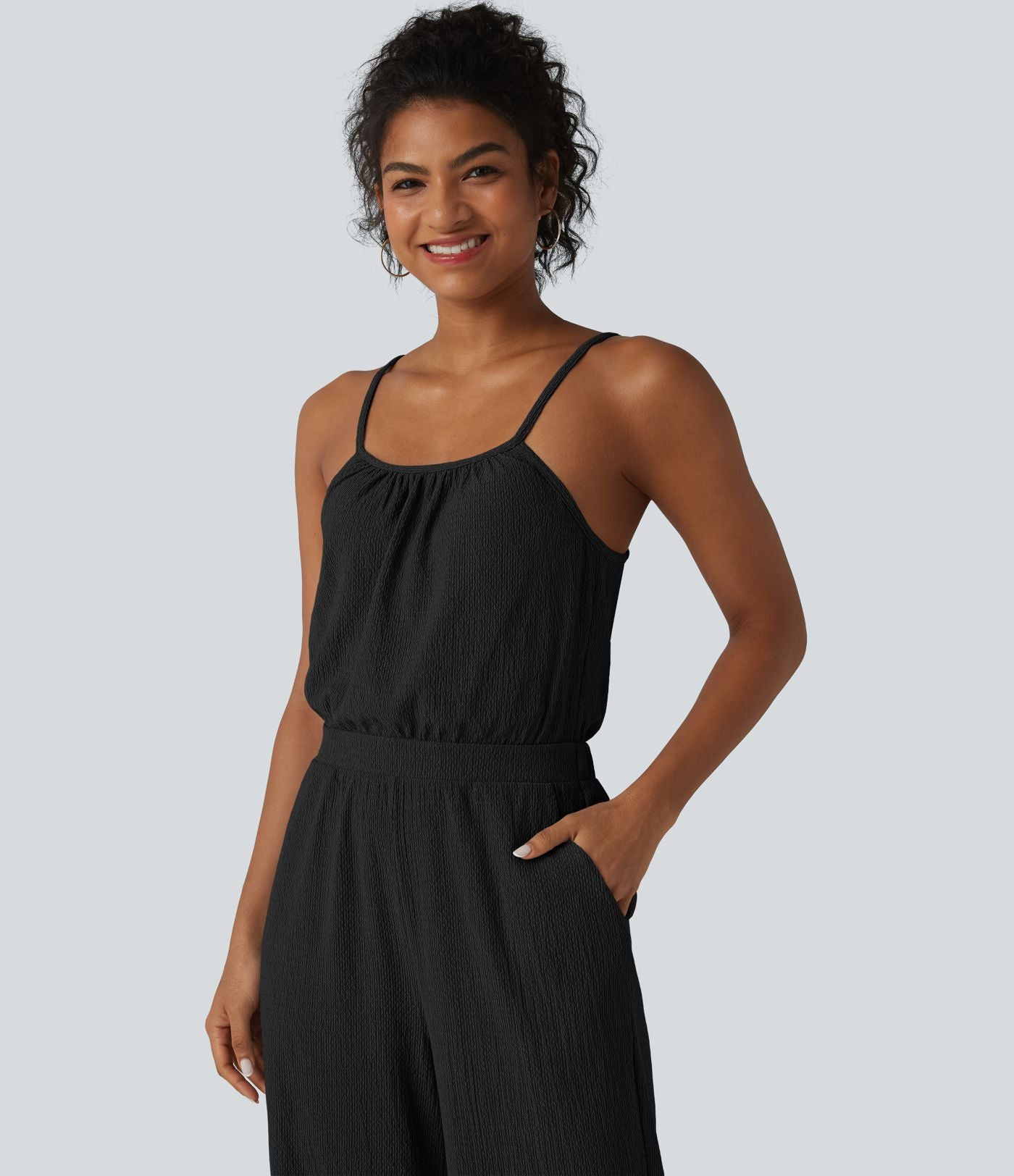 Combinaison décontractée à jambes larges et poches - Easy Peasy