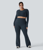 Pantalon yoga évasé gainant sculptant grande taille taille haute Halara UltraSculpt™