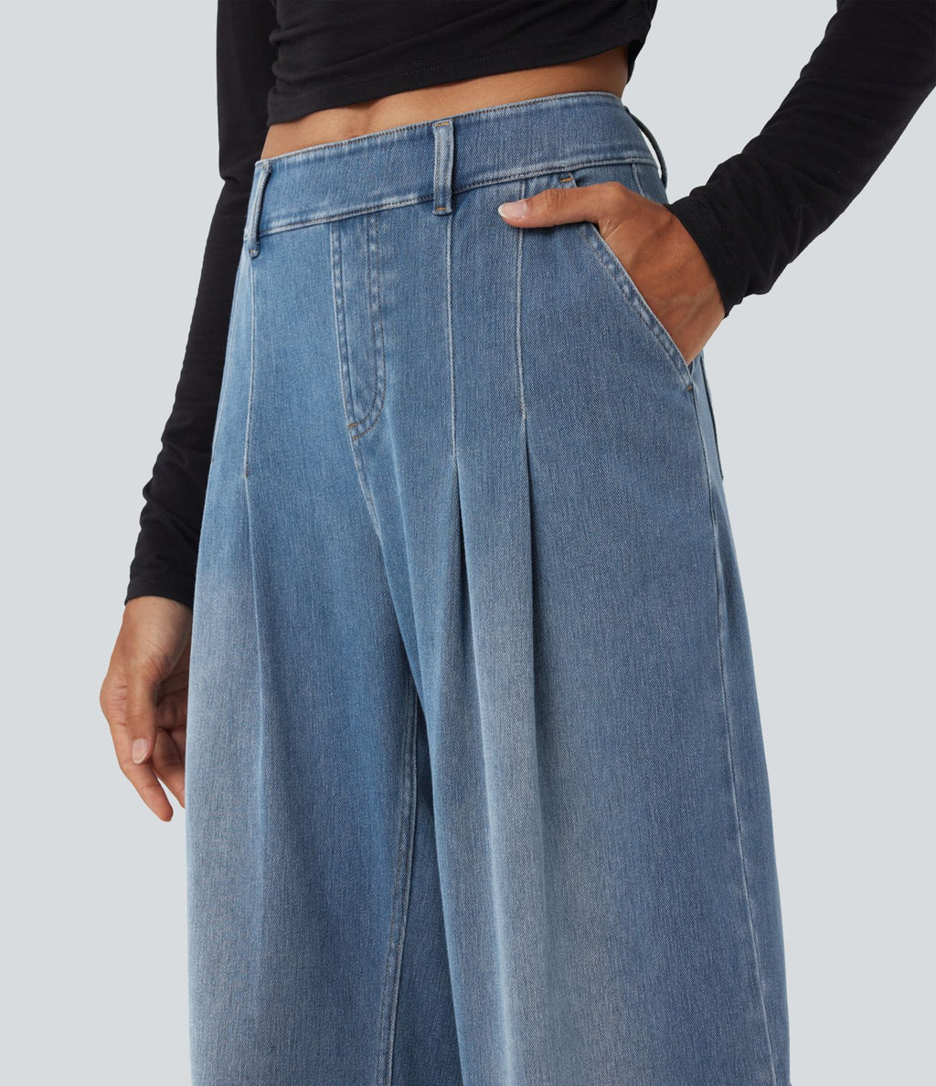 Jean large Halara Flex™ taille mi-haute avec poches