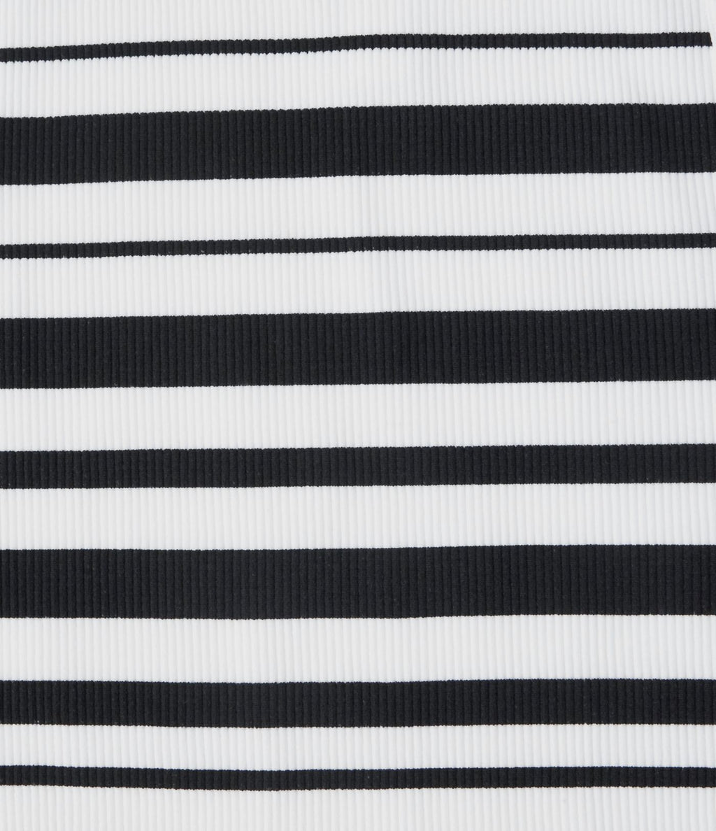 Débardeur court col rond sans coutures à rayures OneForm Seamless Flow