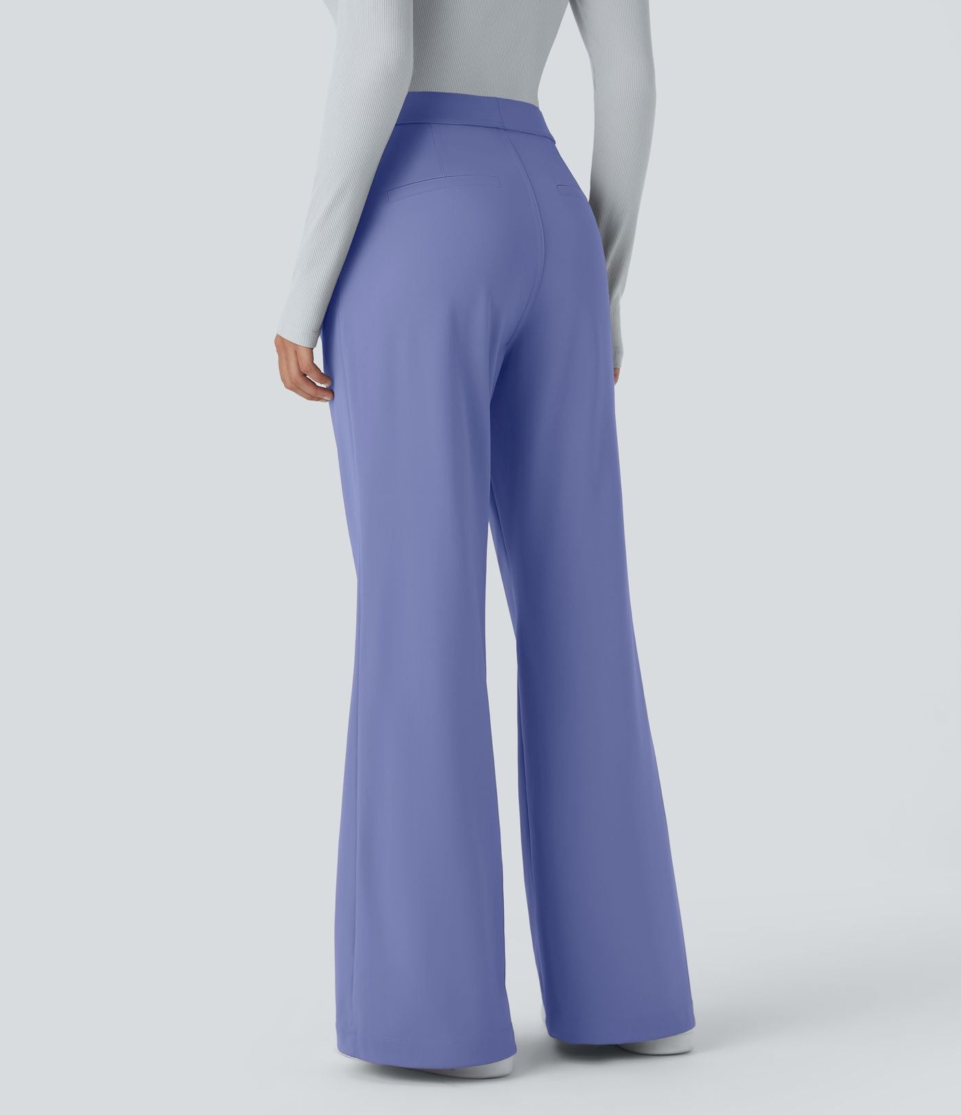 Pantalon tailleur évasé taille haute Halara Flex™ DayStretch avec poches