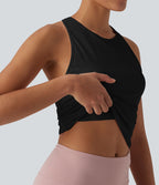 Débardeur de yoga SoftlyZero™ col rond dos nageur effet frais InstantCool