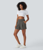 Short de travail large taille haute DayStretch avec poches