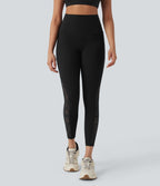 Legging d'entraînement gainant taille haute avec détails dentelle contrastée et poches Halara UltraSculpt™