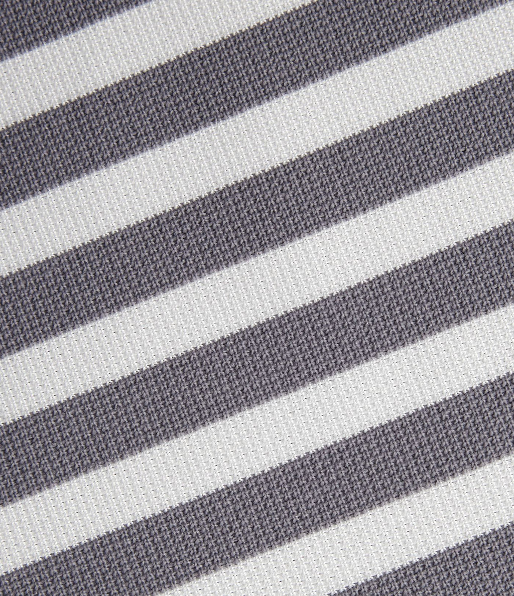 Pantalon large casual à rayures en maille gaufrée taille haute avec cordon de serrage et poches