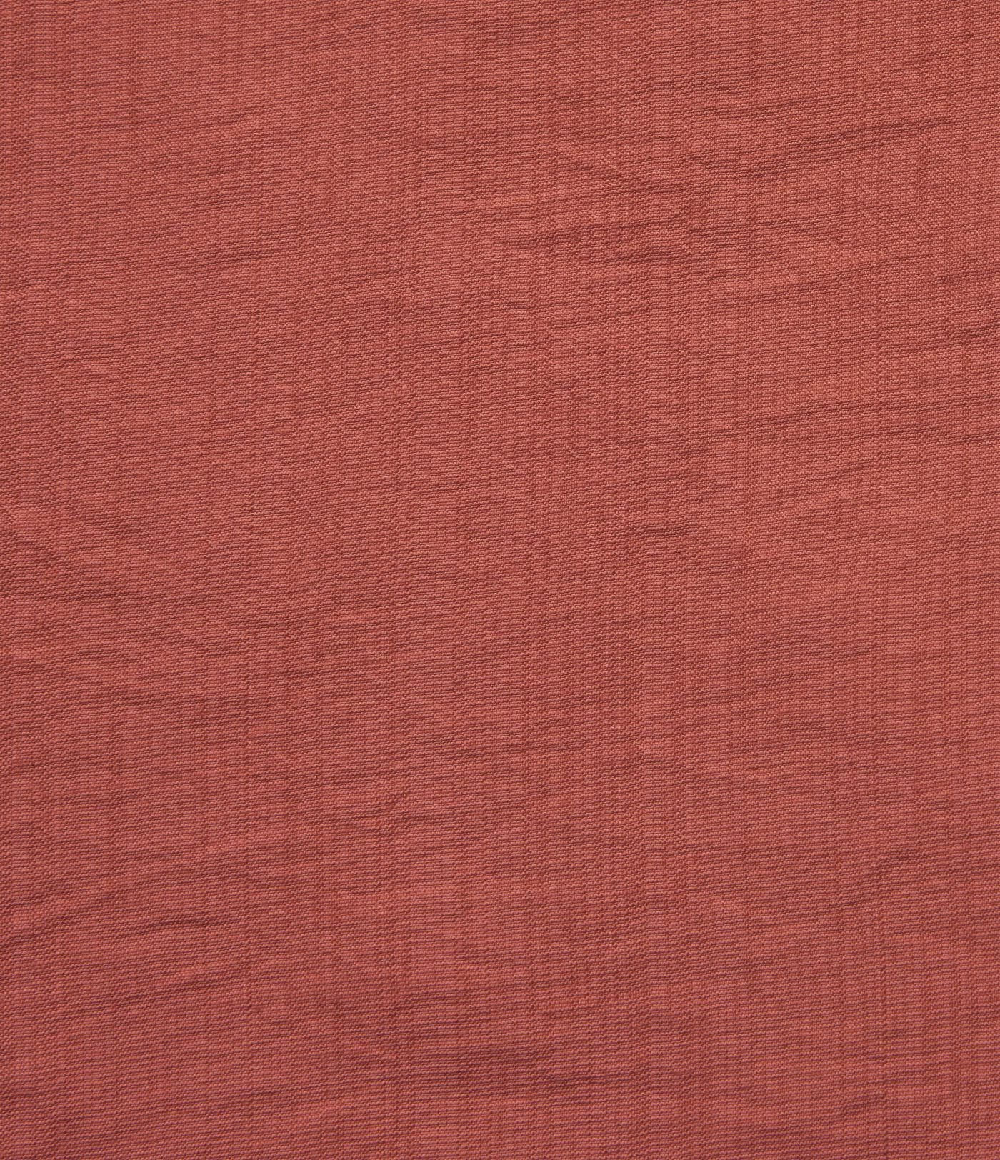 Chemise col V manches courtes aspect lin pour le bureau