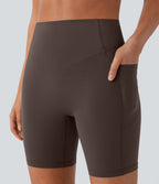Legging de yoga gainant taille haute chiné à séchage rapide avec poches Halara UltraSculpt™