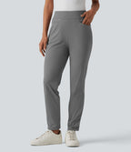 Pantalon de golf fuselé taille haute avec poches