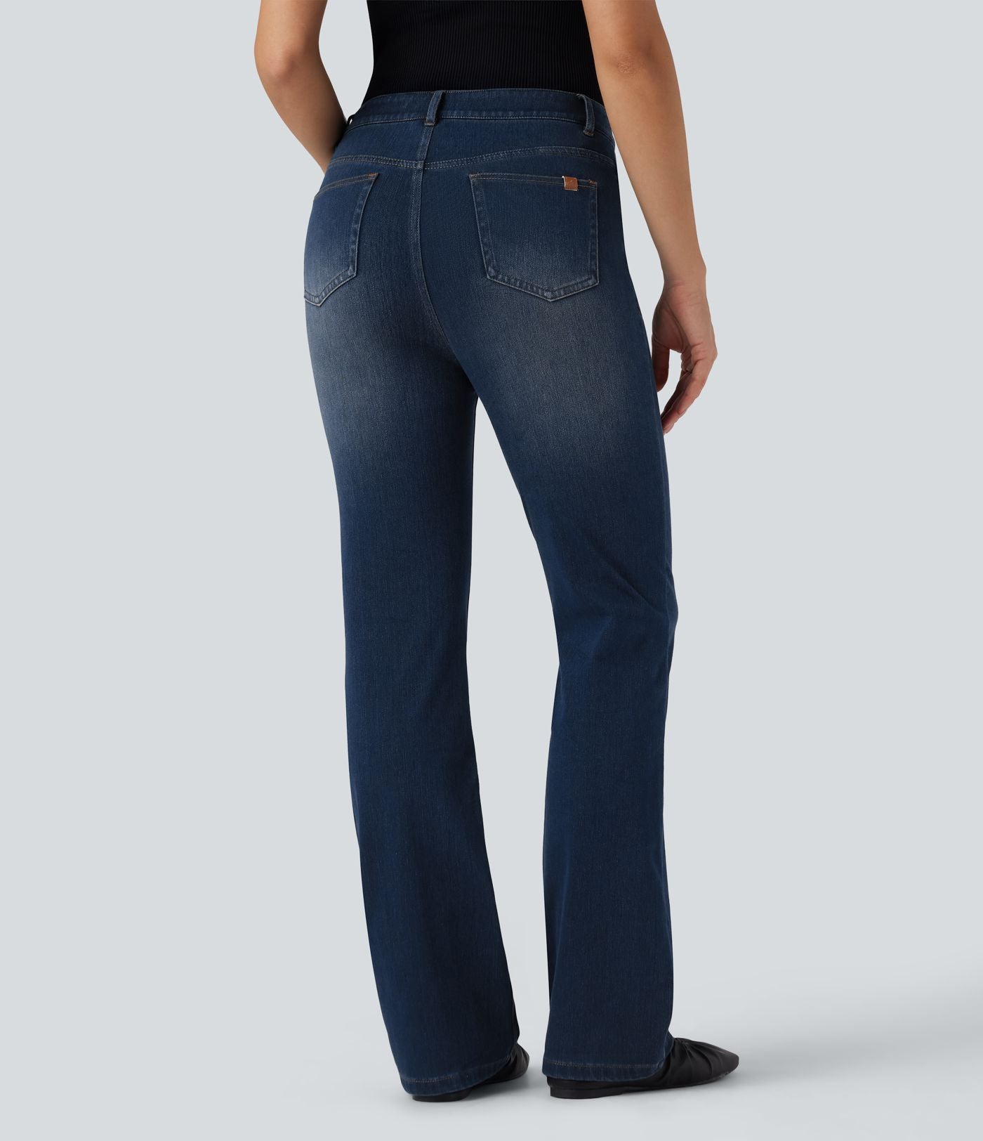 Jean évasé Halara Flex™ taille haute avec poches