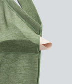 Combinaison sarouel décontractée dos nu torsadé avec brassière intégrée et poches - Édition Easy Peasy