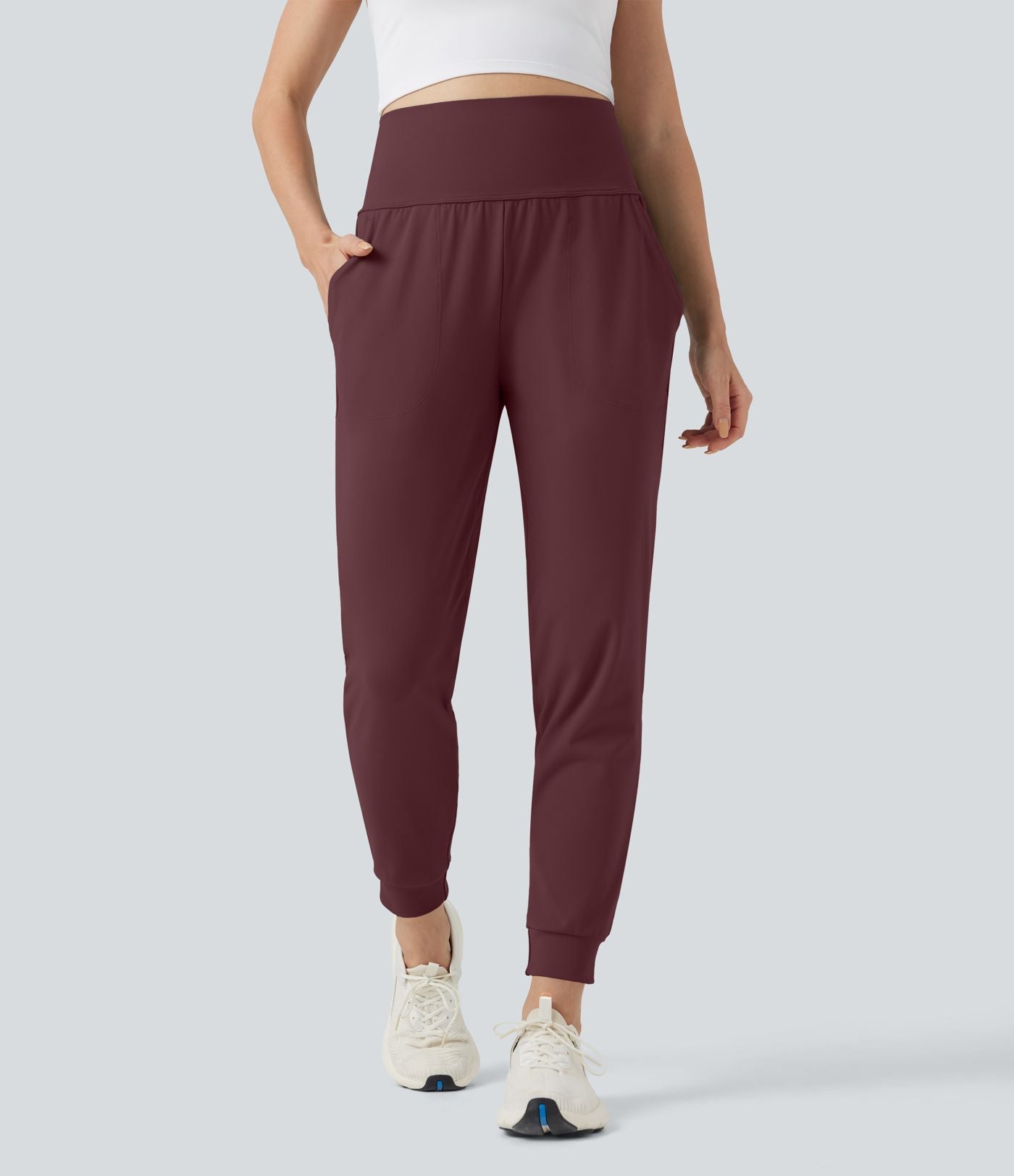 Jogging running gainant taille moyenne DayStretch avec poches