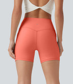 Short biker Halara UltraSculpt™ taille haute effet ventre plat avec poches, 12,5 cm