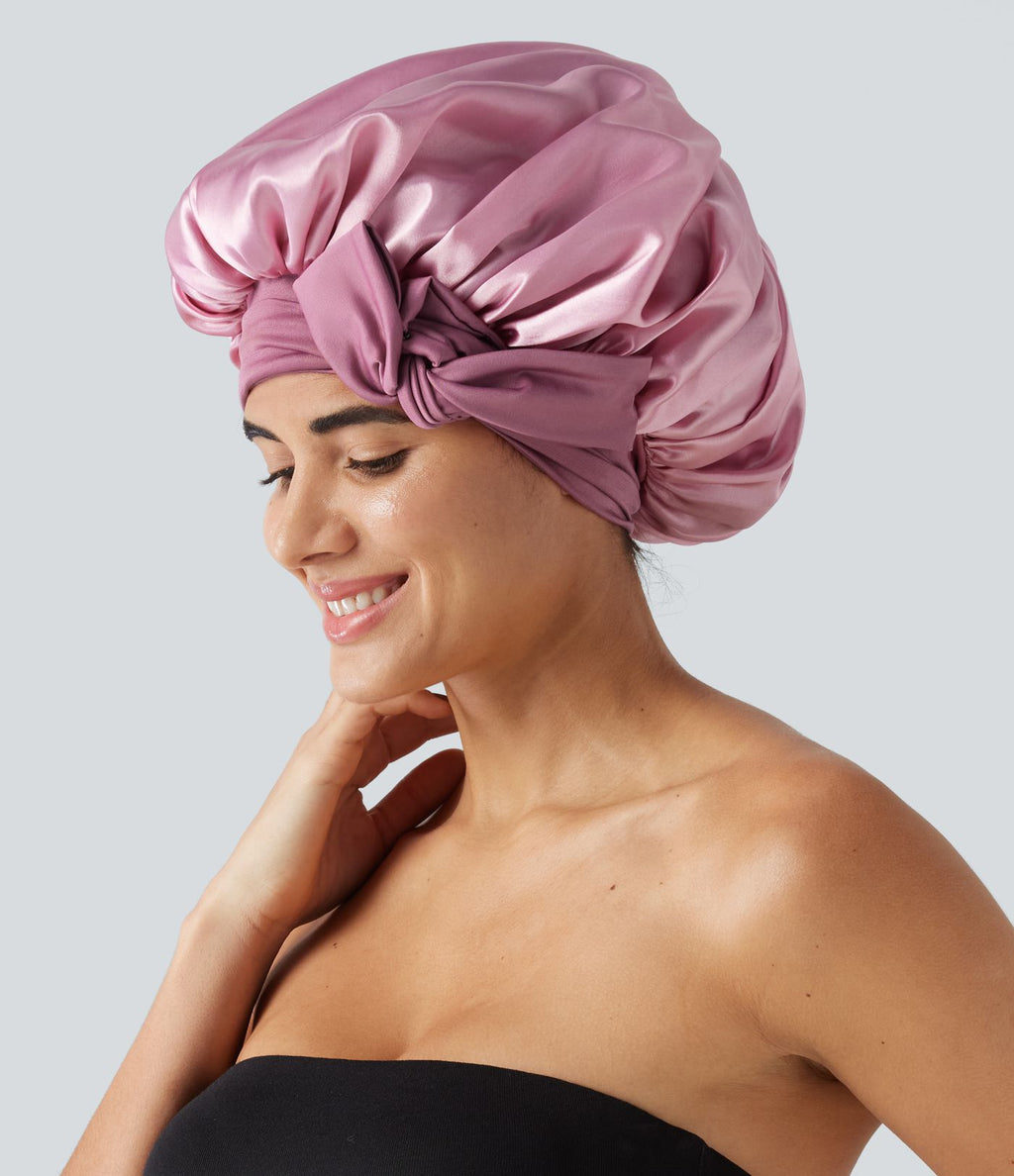 Bonnet de nuit en satin