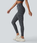 Legging de yoga taille haute imprimé léopard avec cordon de serrage Halara UltraSculpt™ et poches