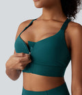 Brassière de sport SpeedWave™ soutien moyen à fermeture éclair et séchage rapide pour running