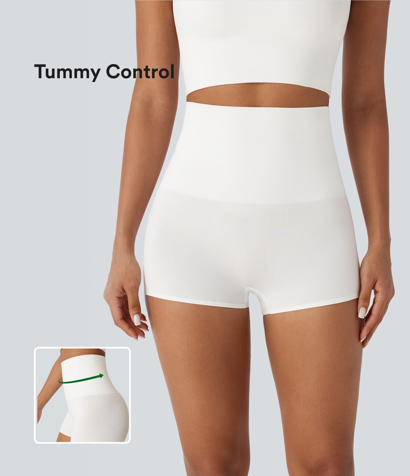 Shorty d'intérieur gainant taille haute sans couture OneForm Seamless Flow