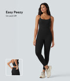 Combinaison de yoga SoftlyZero™ Airy col U effet frais InstantCool, accès facile Easy Peasy, protection solaire UPF50+