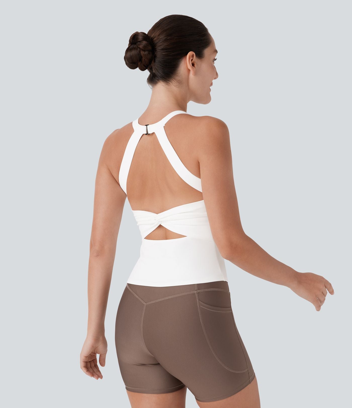 Débardeur yoga SoftlyZero™ Plush à découpes A-D