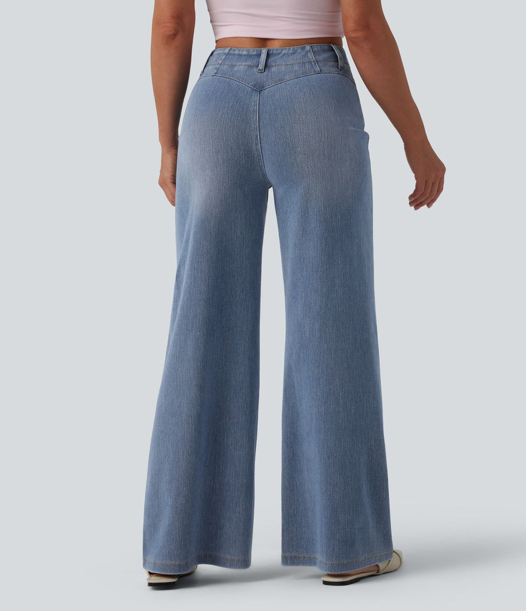 Halara Flex™ Jean casual taille haute ventre plat