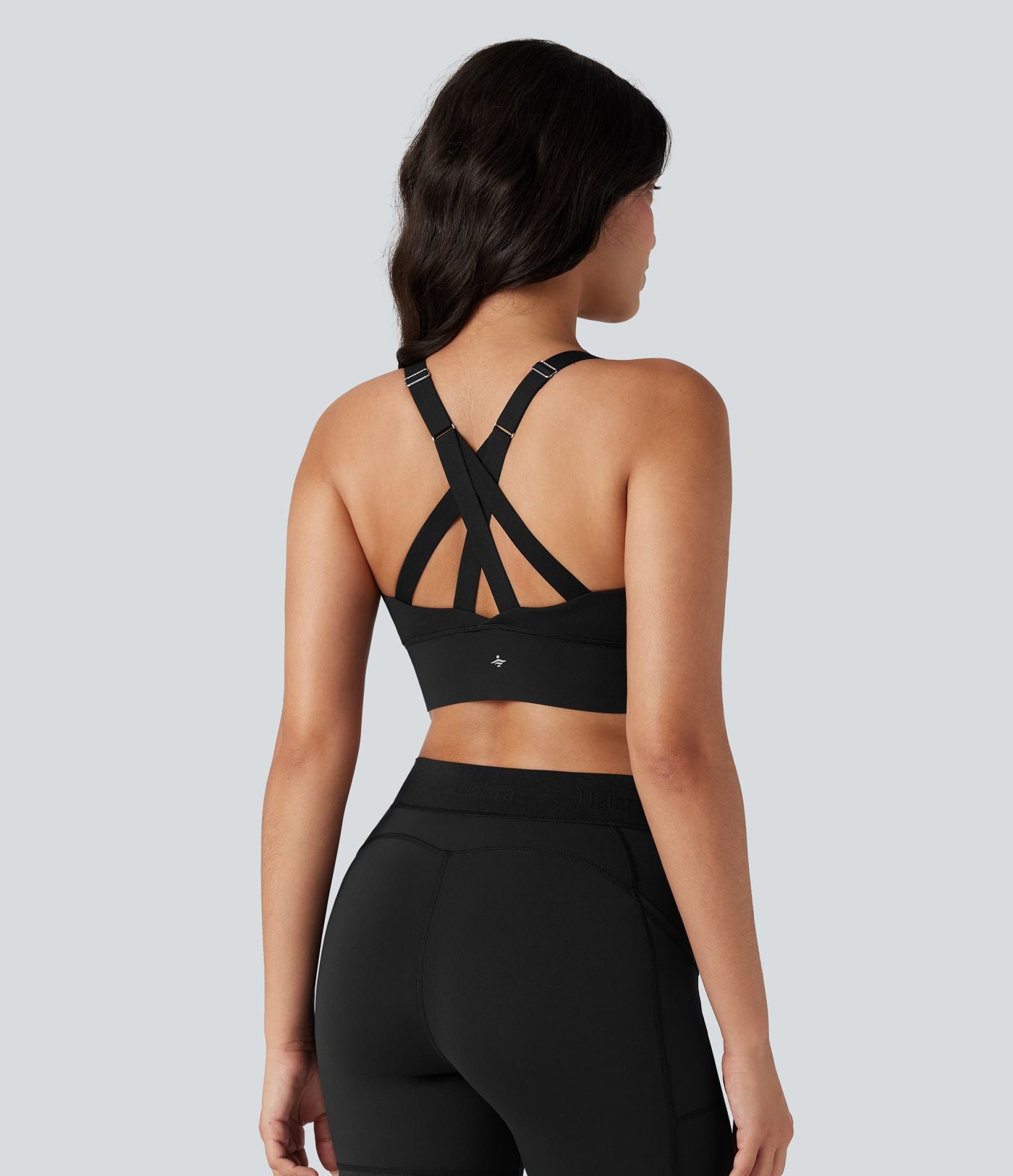 Brassière de sport SpeedWave™ maintien moyen push-up fermeture éclair boucle ajustable séchage rapide running bonnets E-G
