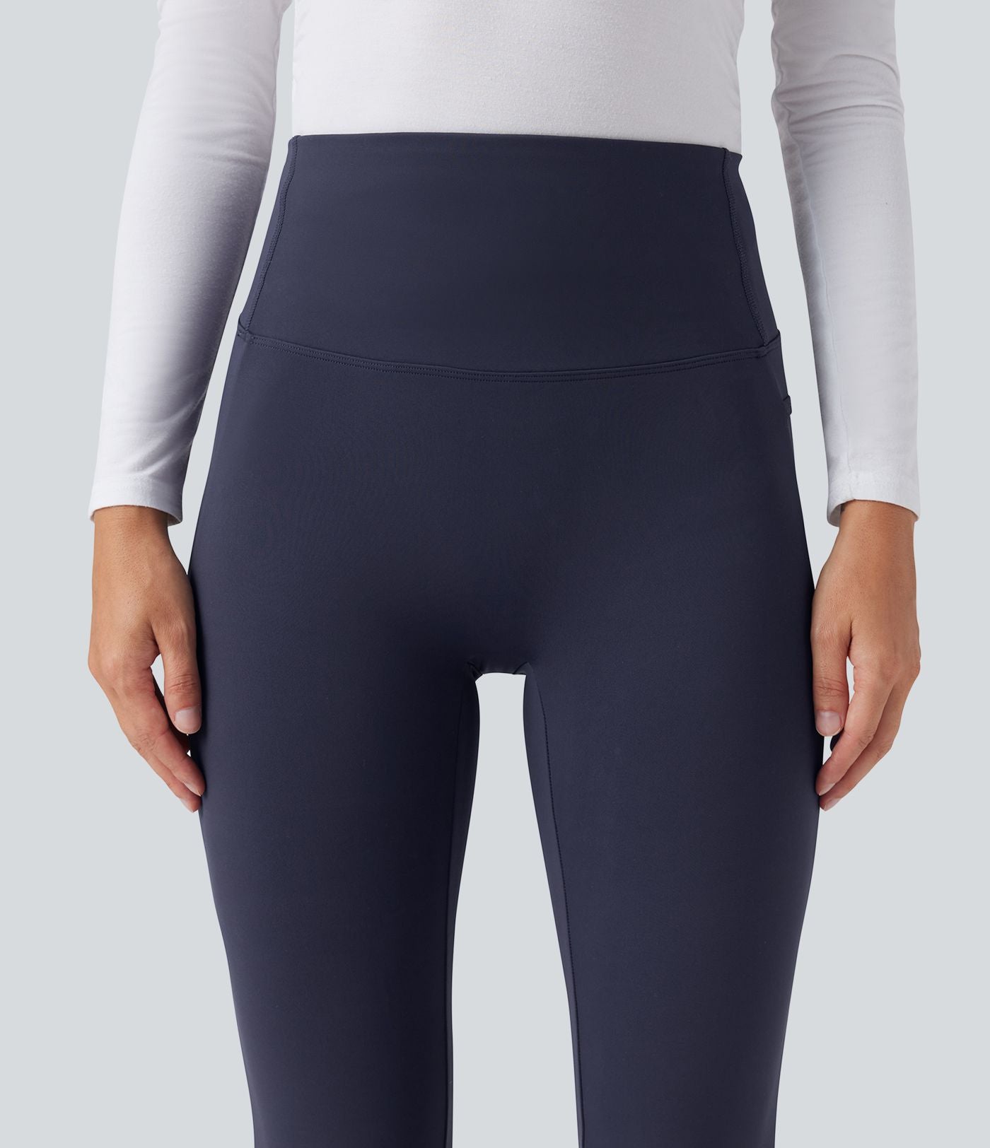Patitoff™ 2.0 Pantalon casual évasé taille haute gainant anti-poils d'animaux avec poches