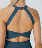 Softlyzero™ Airy Robe Sport Torsadée Dos Nu Édition Easy Peasy