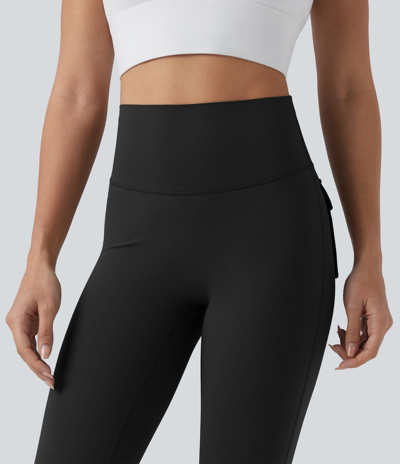 Halara UltraSculpt™ Legging de sport taille haute gainant froncé avec poches