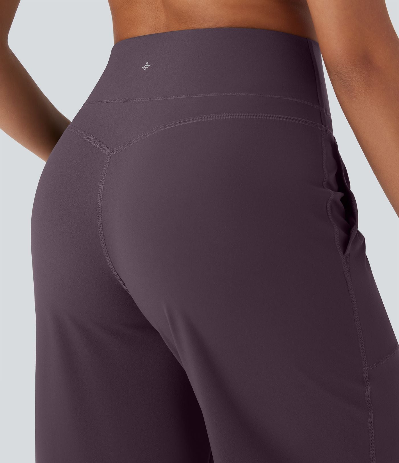 Pantalon de yoga droit gainant taille haute avec poches Halara UltraSculpt™