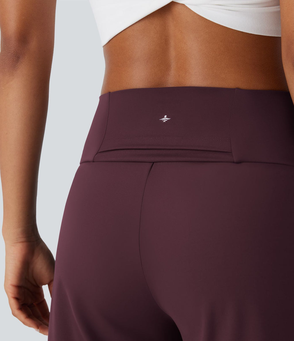 Bermuda SoftlyZero™ Airy de yoga taille haute avec poches multiples et effet frais InstantCool