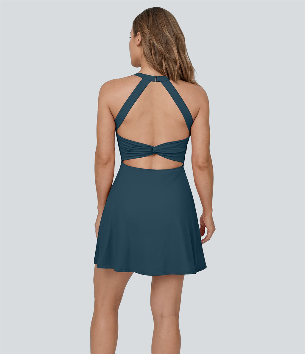 Robe de sport danse mini évasée E-G