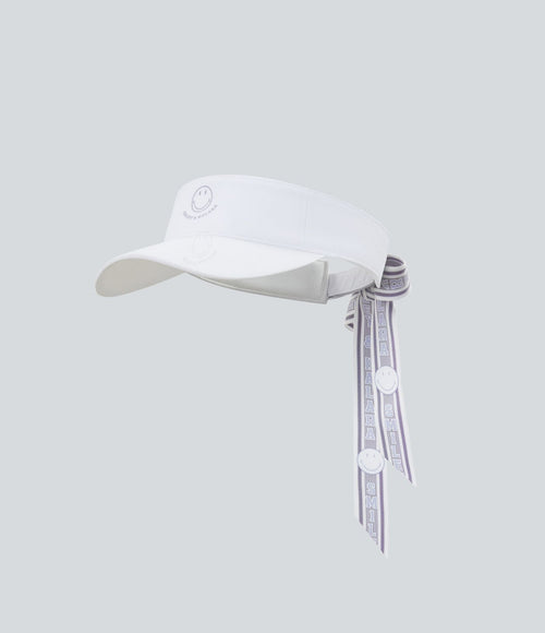 Casquette à visière brodée Halara X Smiley®