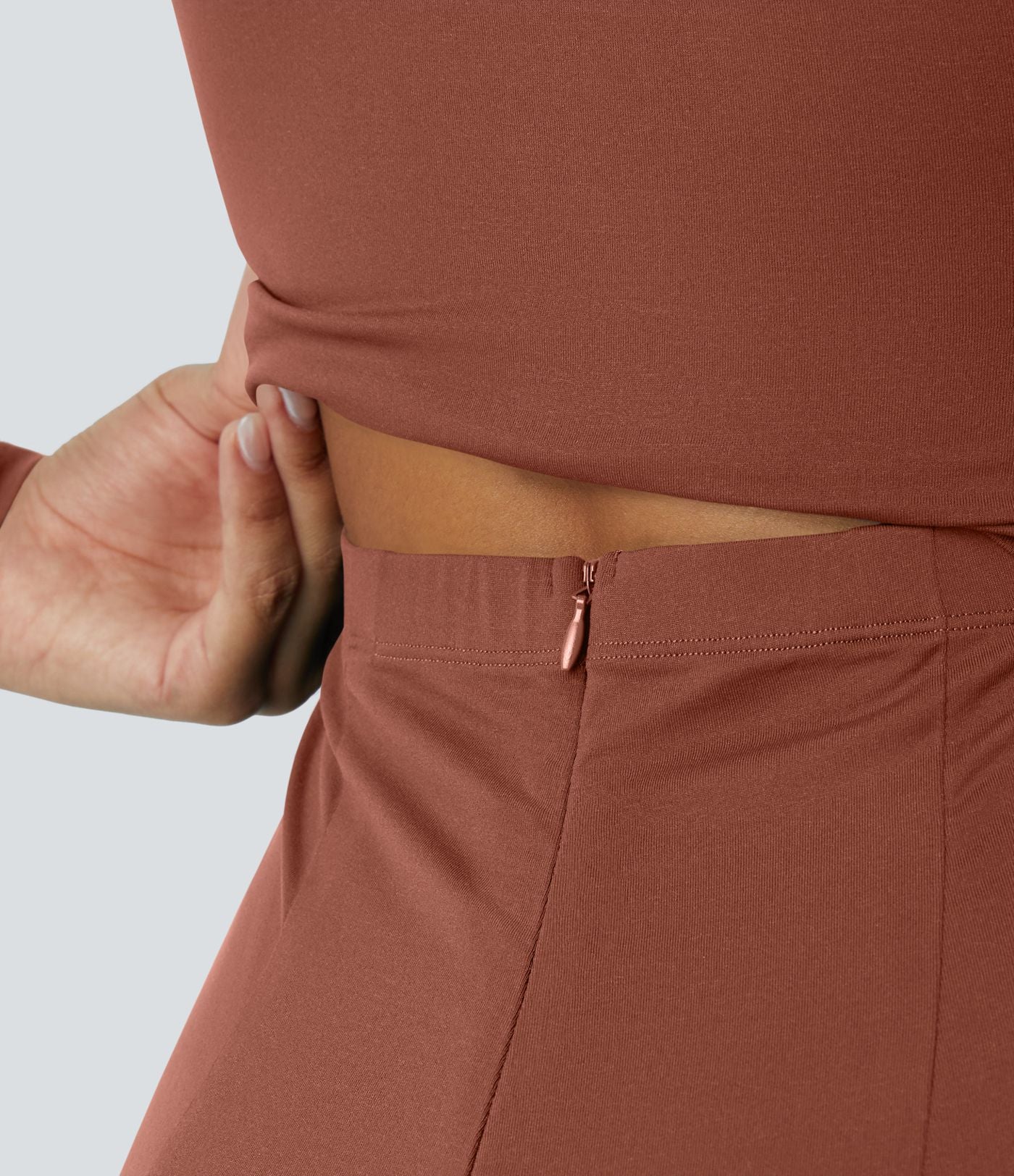 Combinaison de cérémonie à manches longues, coupe large avec poches latérales et zip invisible - Édition Easy Peasy