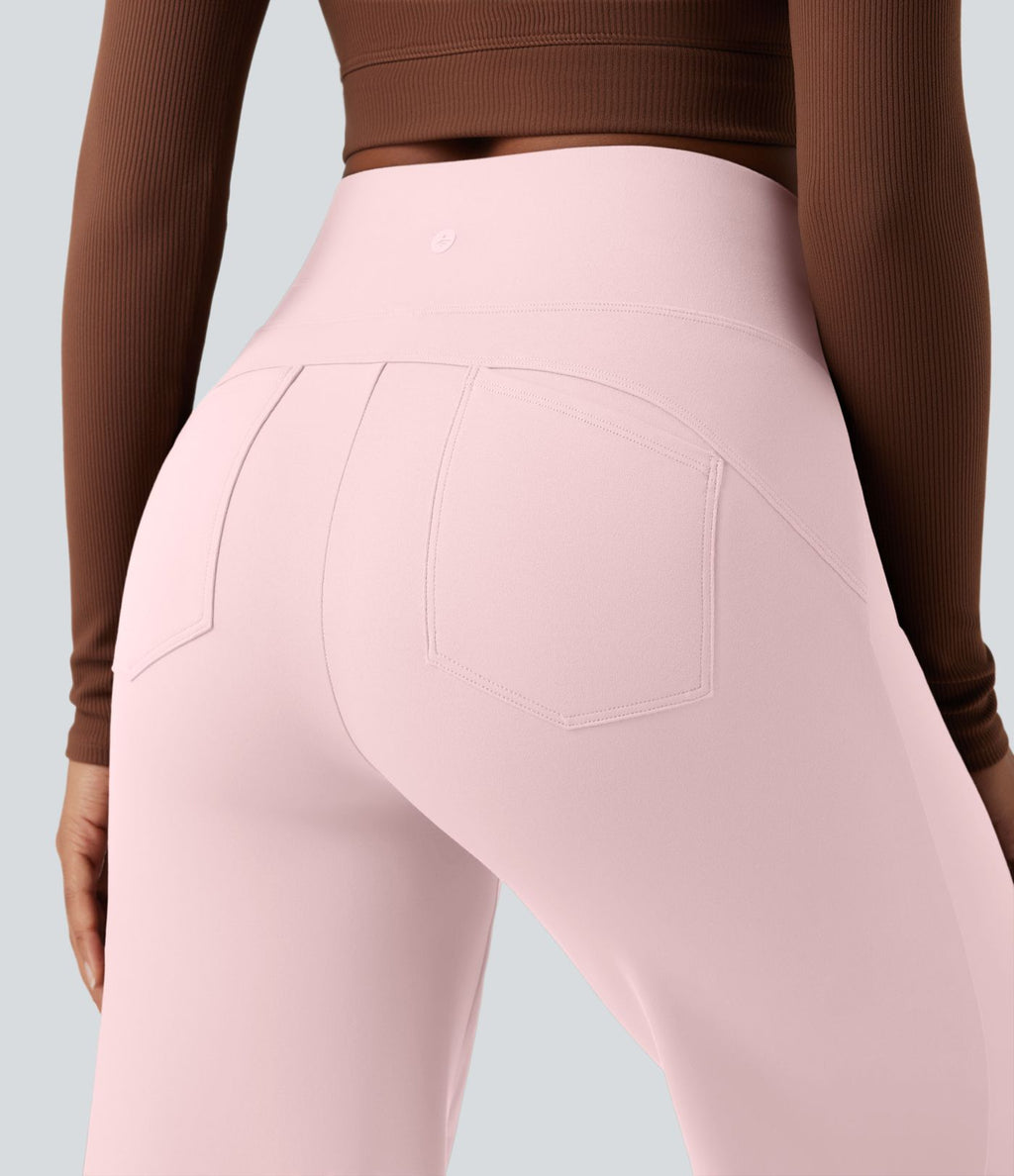 Pantalon yoga large gainant taille haute DayStretch avec poches