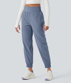 Jogging randonnée taille haute poches zippées