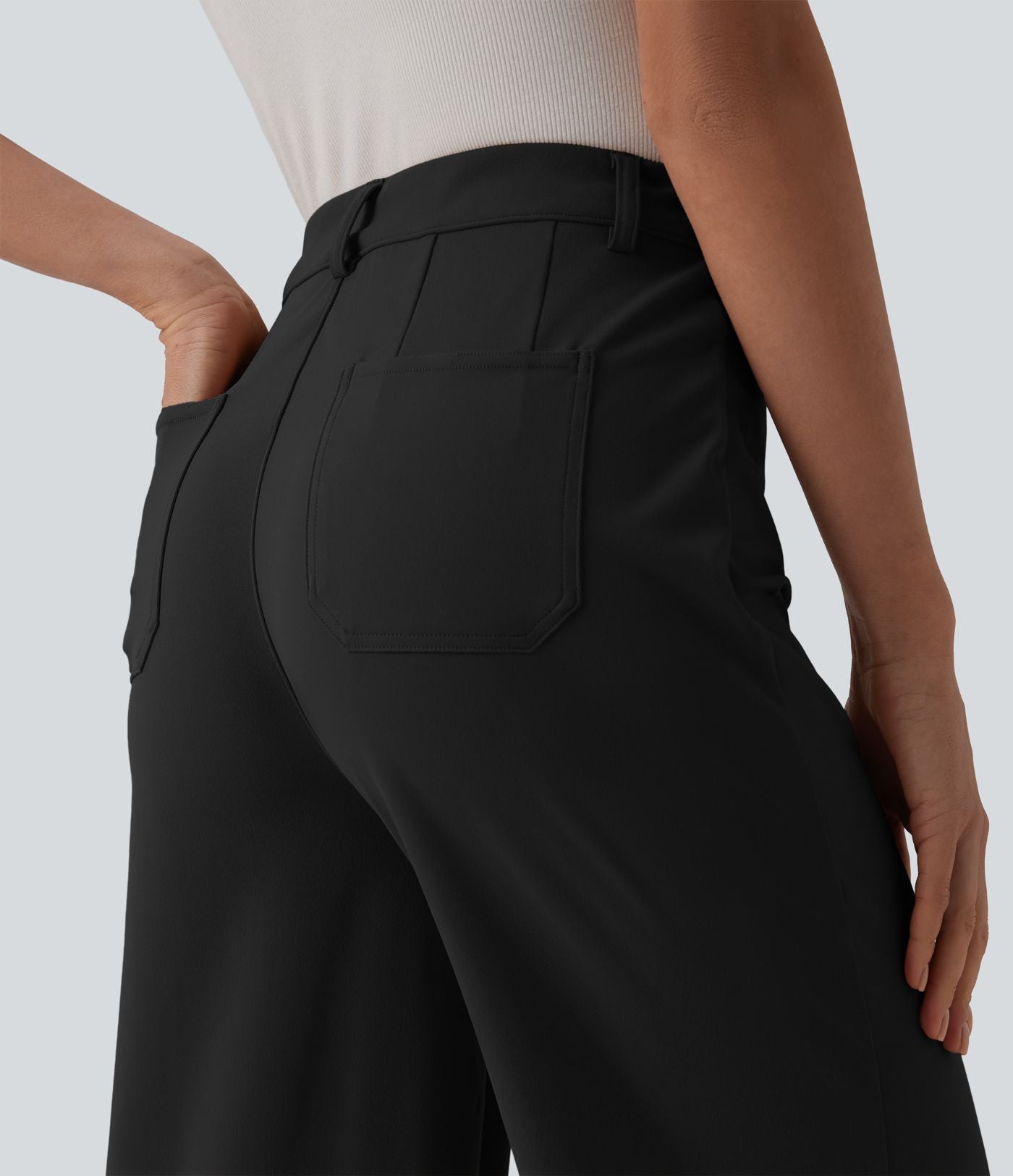 Pantalon tailleur gainant taille haute Halara Flex™ DayStretch avec poches