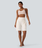 Bermuda SoftlyZero™ Airy de yoga taille haute avec poches multiples et effet frais InstantCool
