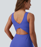 Robe de sport mini 2-en-1 SoftlyZero™ Airy col U poches effet frais InstantCool danse bonnets E-G, accès facile Easy Peasy