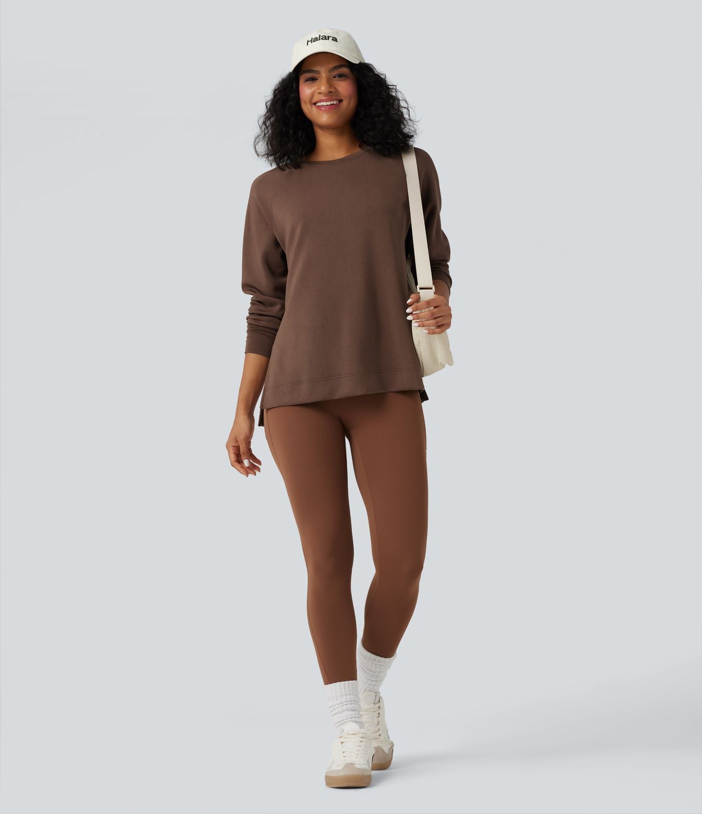 Sweat-shirt décontracté SpacerTek™ col rond et manches longues