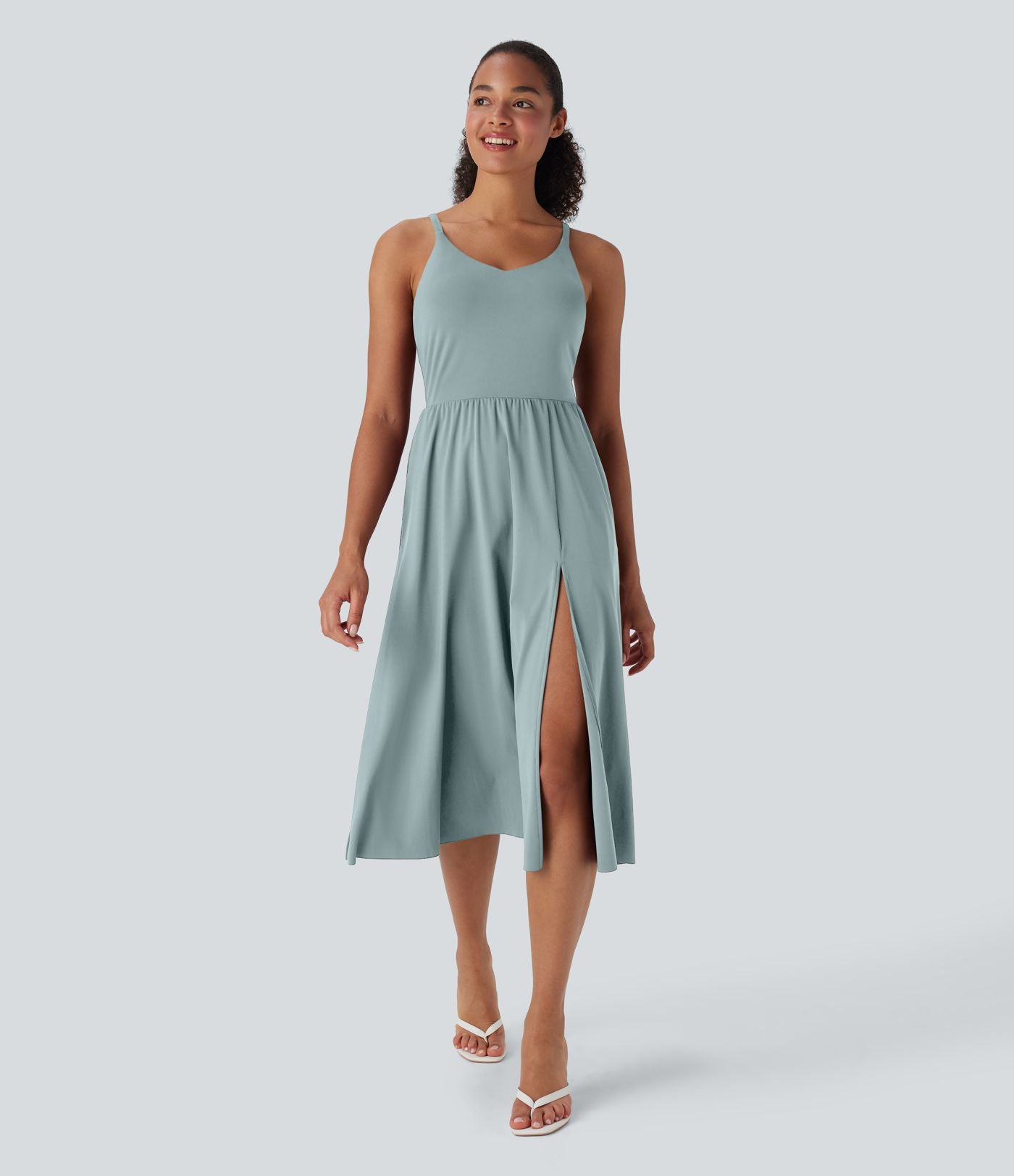 Robe caraco décontractée SoftlyZero™ Airy dos nageur effet frais InstantCool avec poches, bonnets E-G