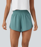 Short de randonnée Breezeful™ taille haute à séchage rapide avec poche zippée dos et ourlet arrondi