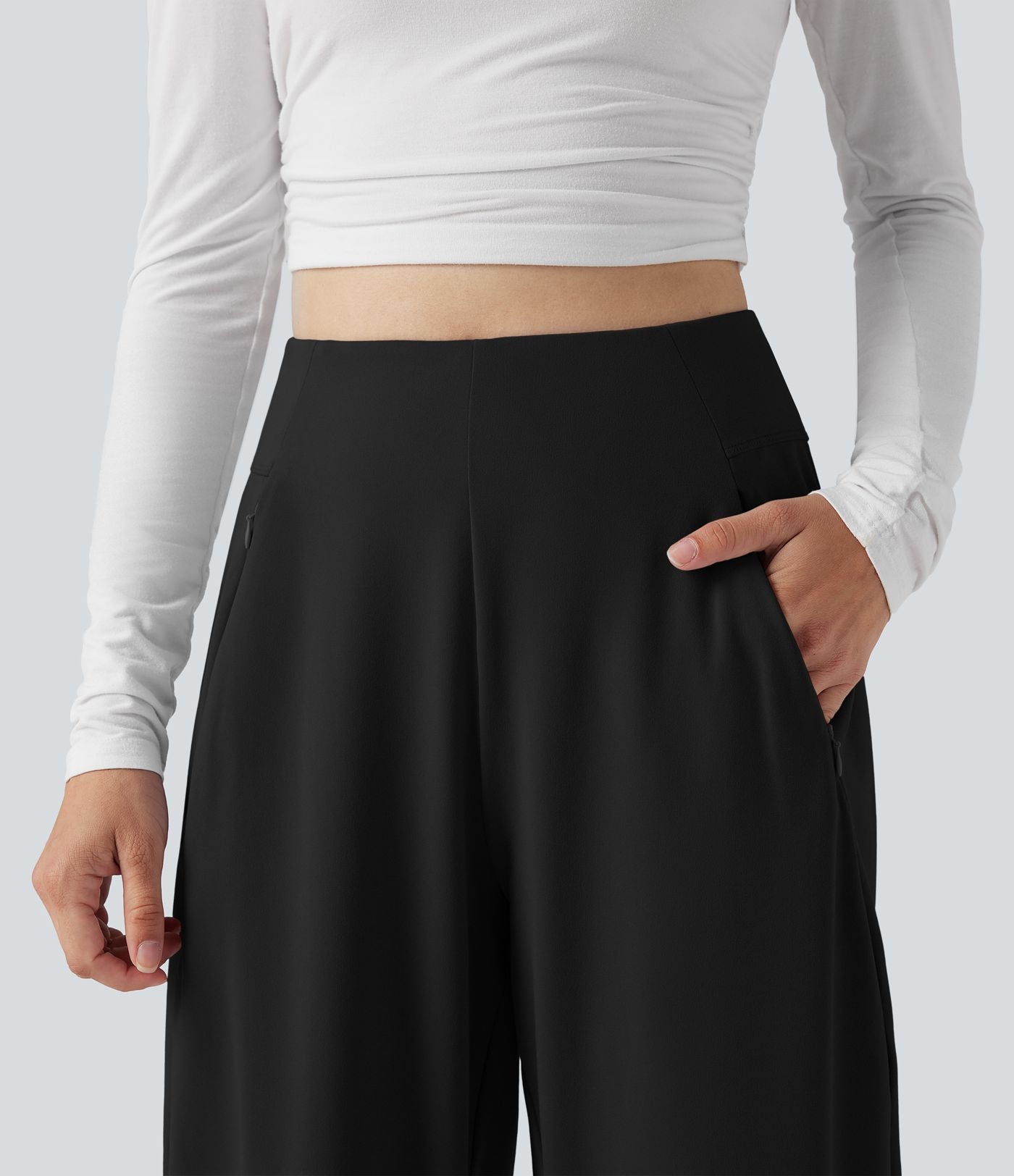 Pantalon fuselé taille haute DayStretch avec poches