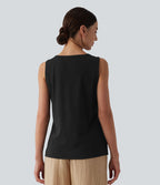Débardeur casual Henley