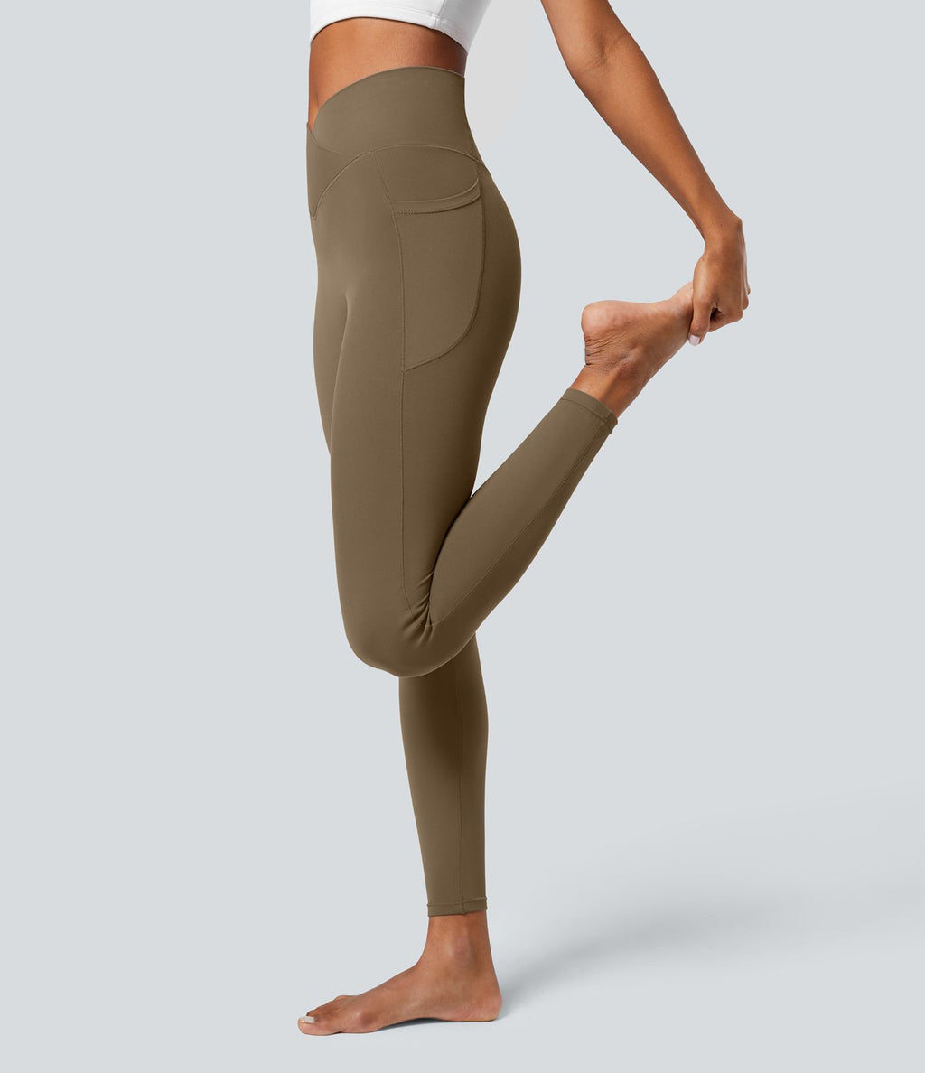 Softlyzero™ Legging Unis Poches Croisées