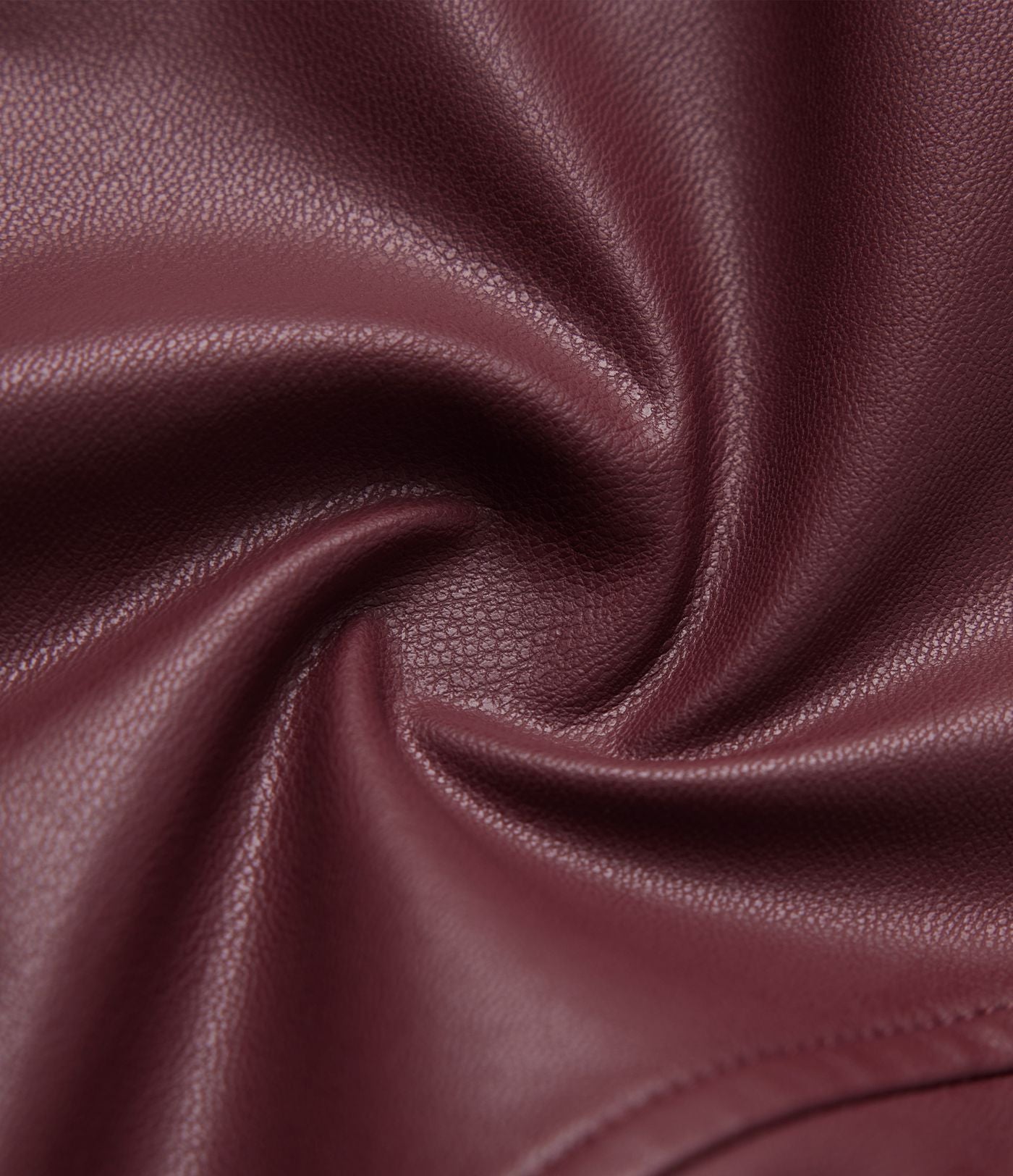 Veste décontractée en tissu enduit molleton col officier manches longues à trous pouces
