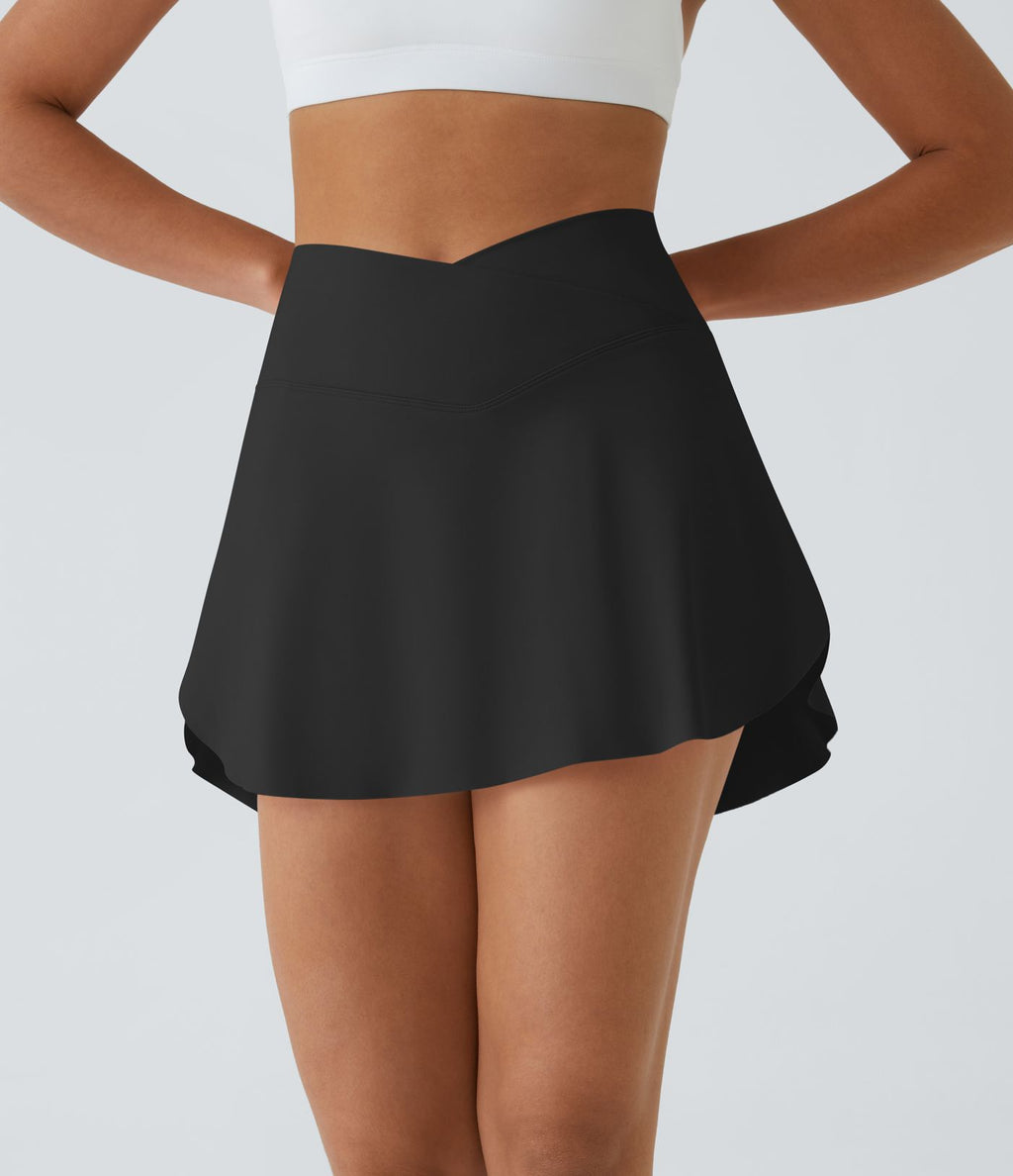 Jupe de tennis SoftlyZero™ Airy 2-en-1 avec poches latérales croisées effet frais InstantCool, Lucid, longueur allongée