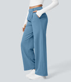 Pantalon tailleur Halara Flex™ DayStretch coupe droite taille haute avec poches